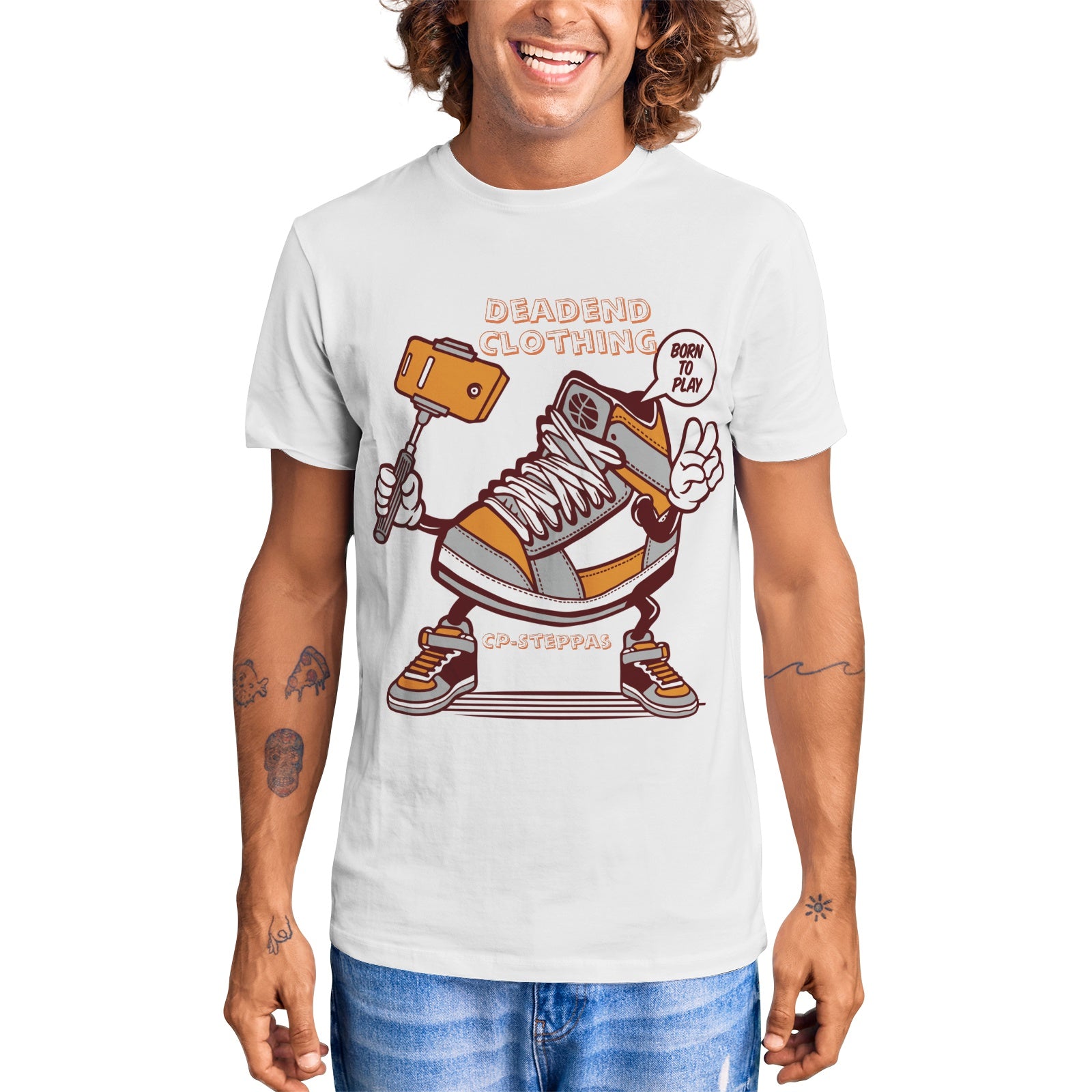 Unisex Short Sleeve Crew Neck Cotton Jersey T-Shirt