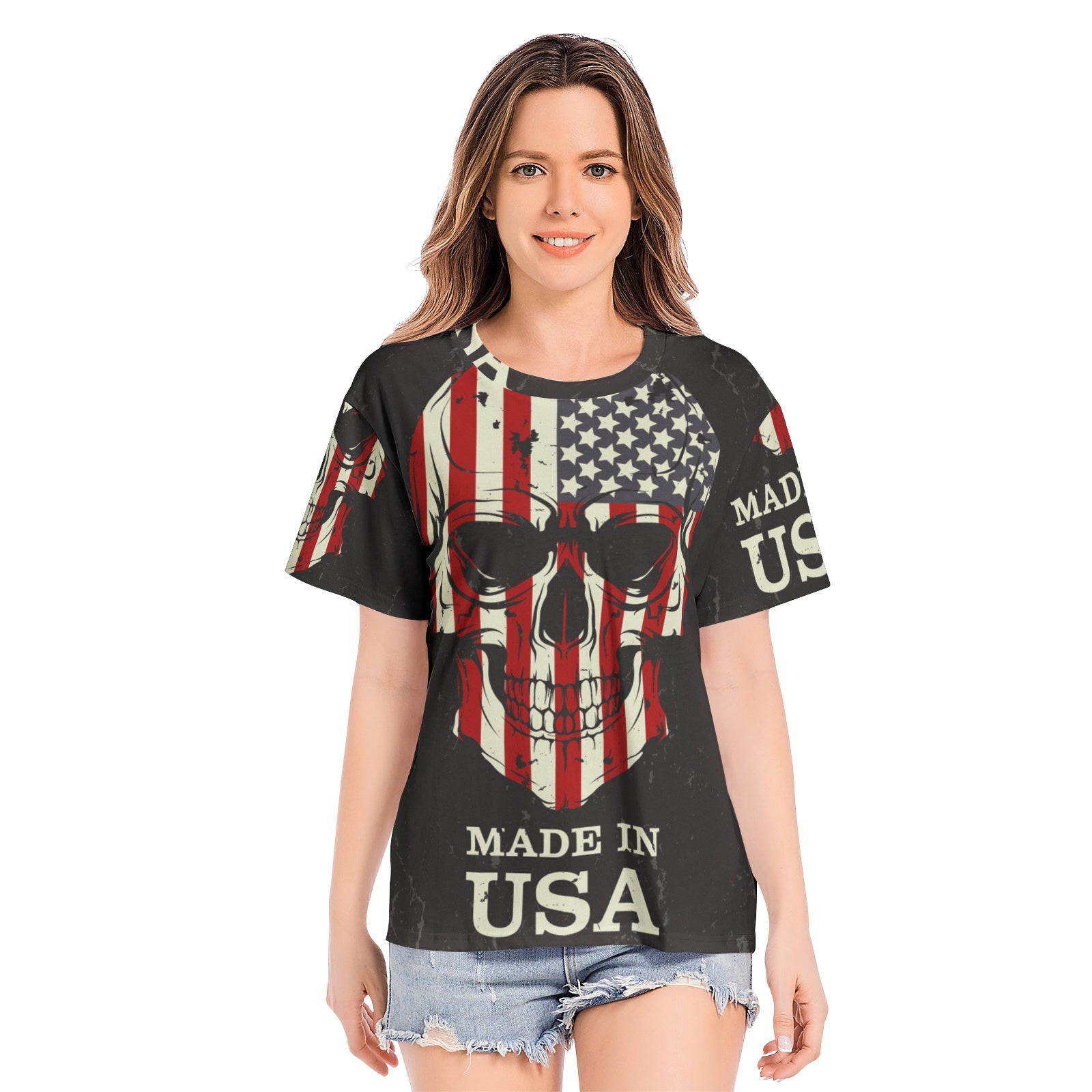 Unisex All-Over Print Cotton T-shirts