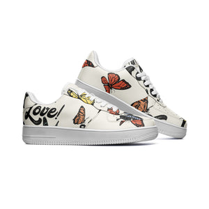 Unisex Low Top Leather Sneakers