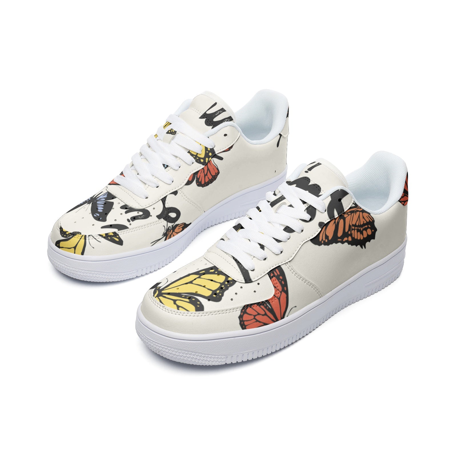 Unisex Low Top Leather Sneakers