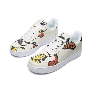 Unisex Low Top Leather Sneakers