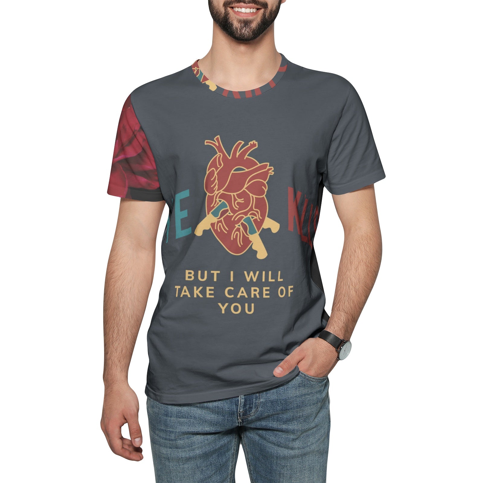 Unisex All-Over Print Cotton T-shirts