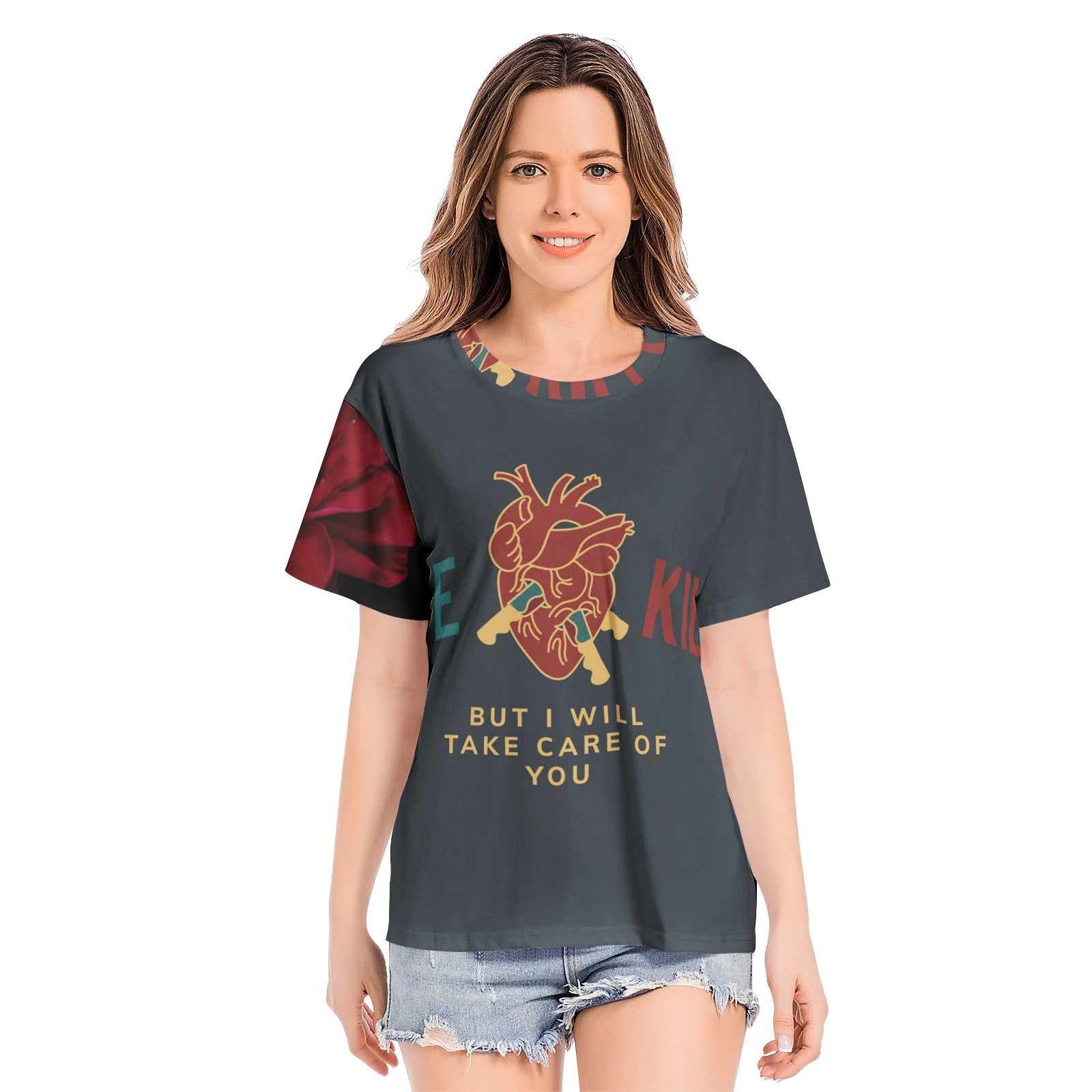 Unisex All-Over Print Cotton T-shirts