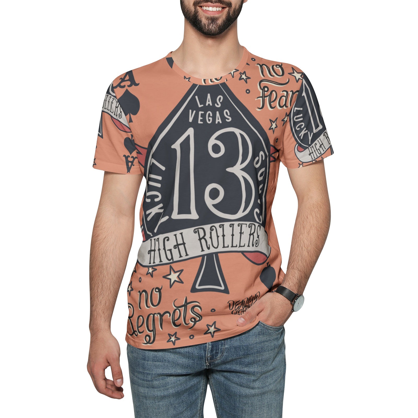 Unisex All-Over Print Cotton T-shirts