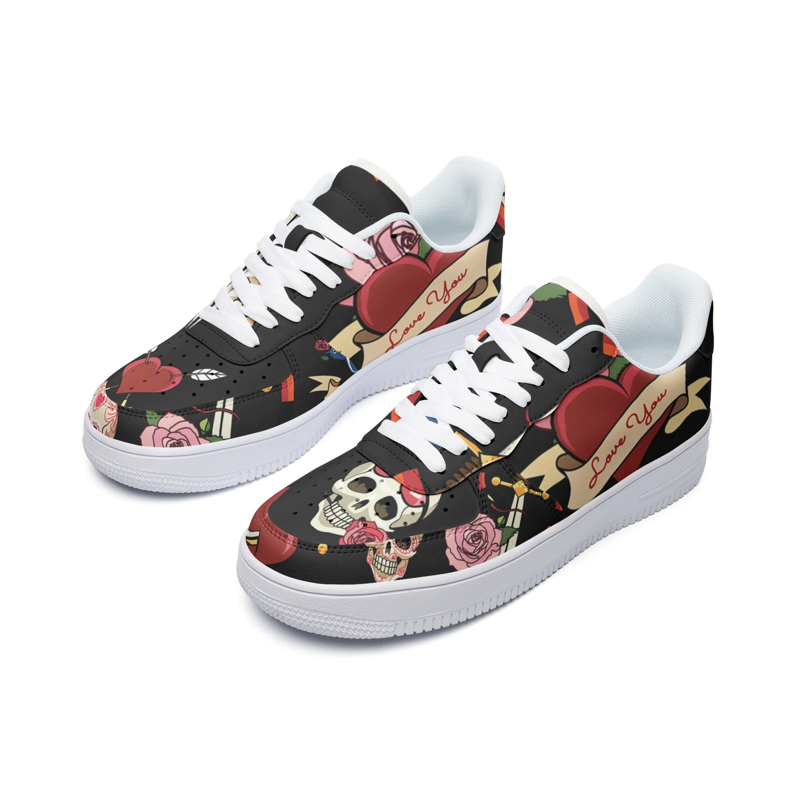 Unisex Low Top Leather Sneakers