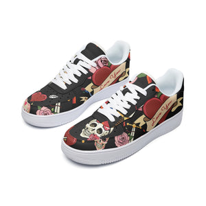 Unisex Low Top Leather Sneakers