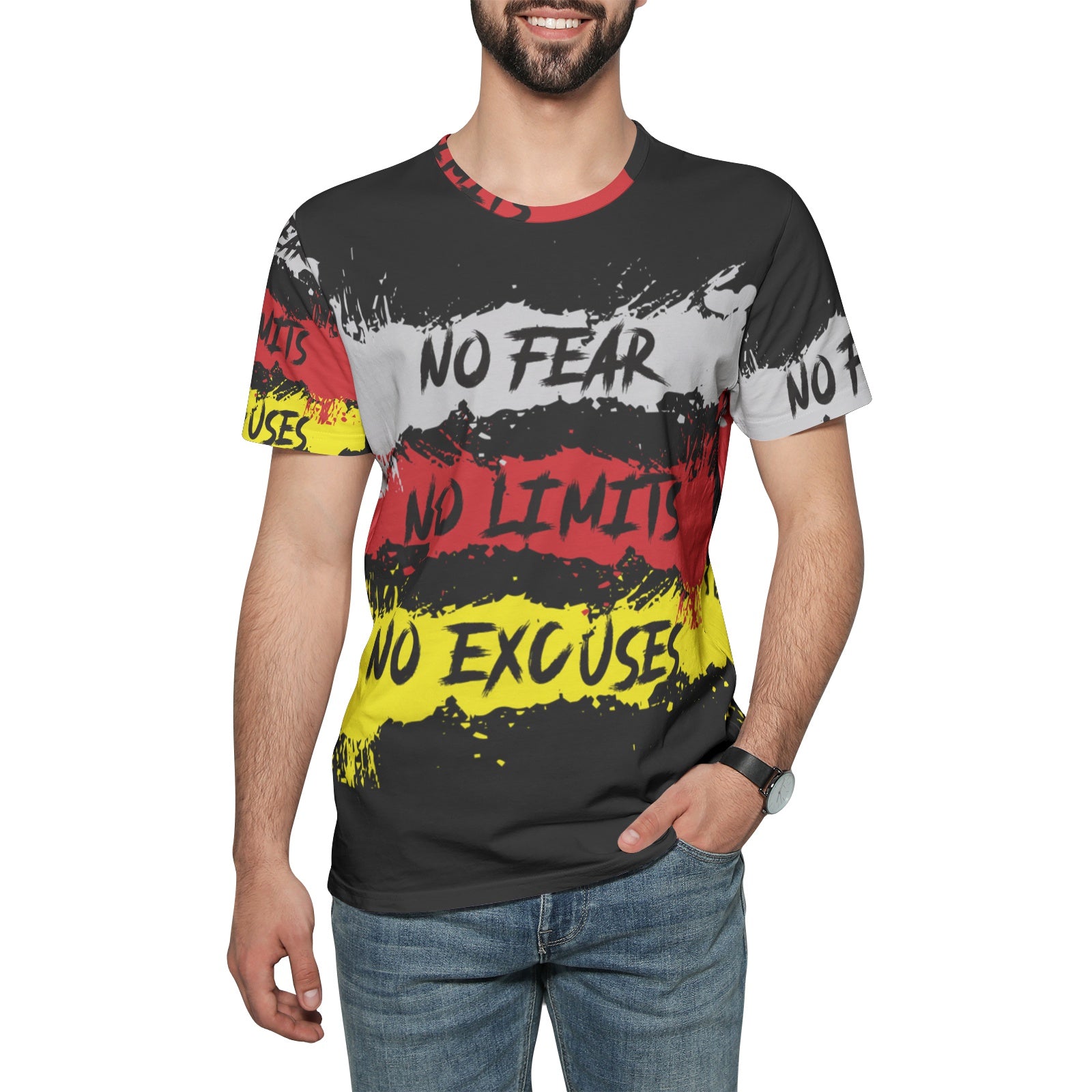 Unisex All-Over Print Cotton T-shirts