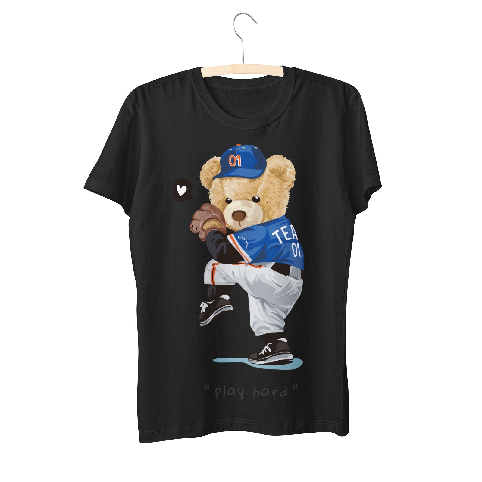 Unisex Short Sleeve Crew Neck Cotton Jersey T-Shirt