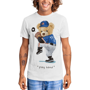 Unisex Short Sleeve Crew Neck Cotton Jersey T-Shirt
