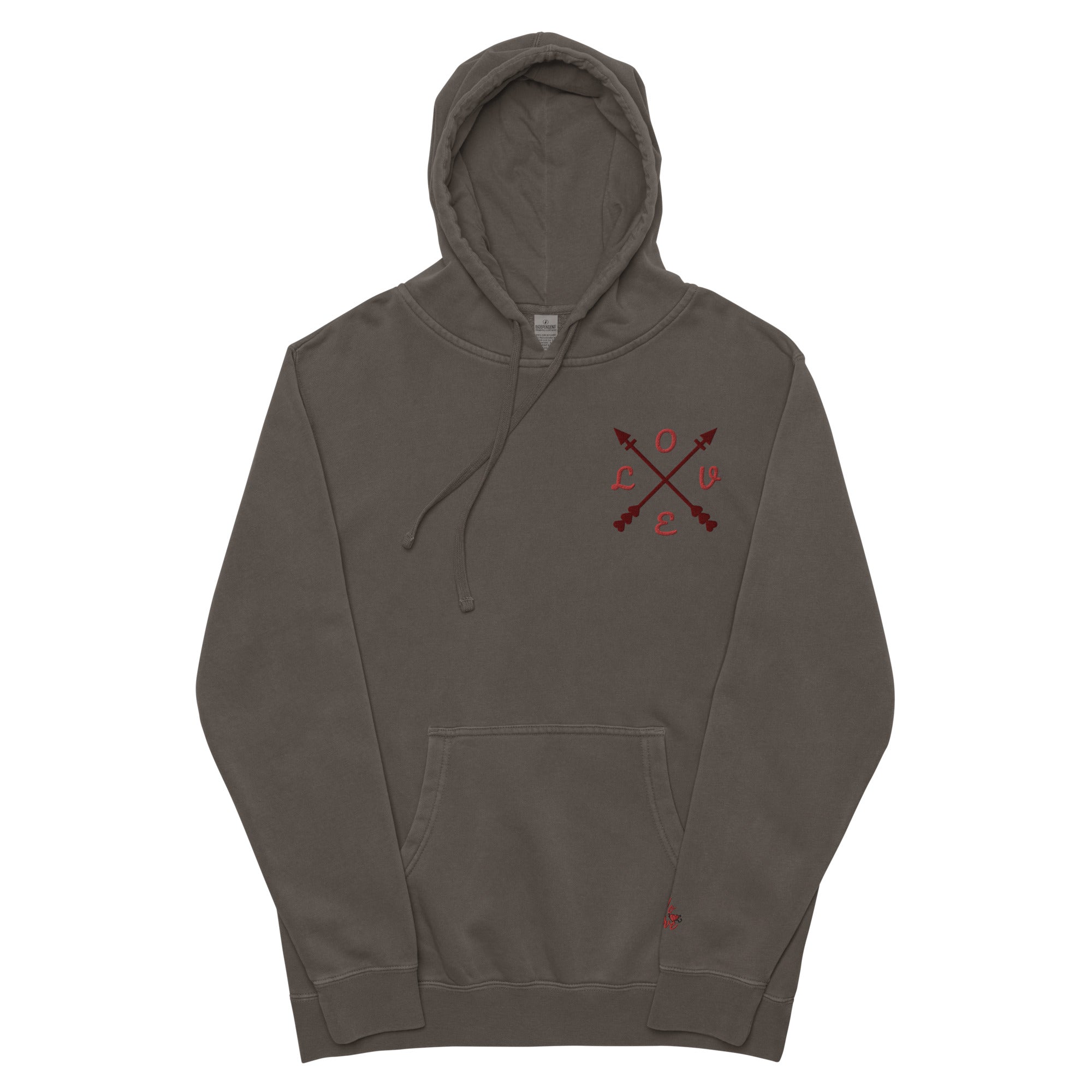 Unisex pigment-dyed hoodie