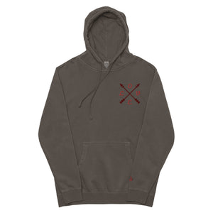 Unisex pigment-dyed hoodie