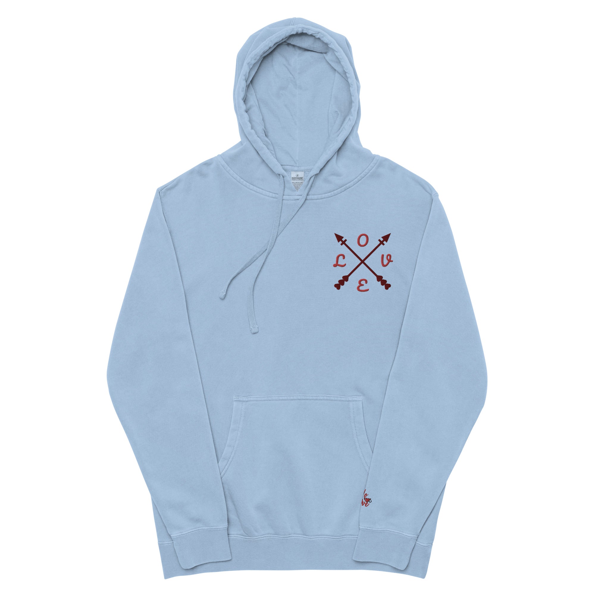 Unisex pigment-dyed hoodie