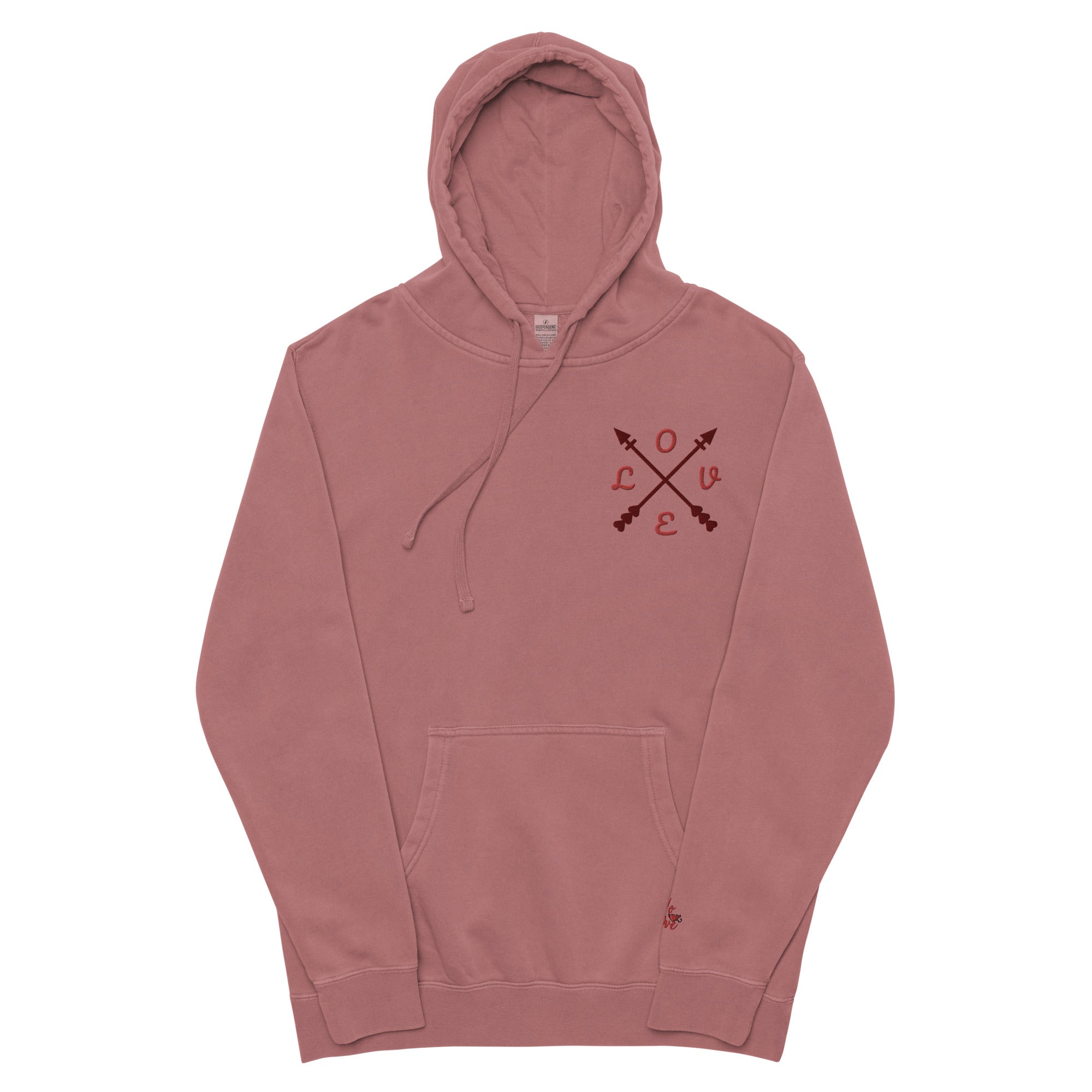 Unisex pigment-dyed hoodie