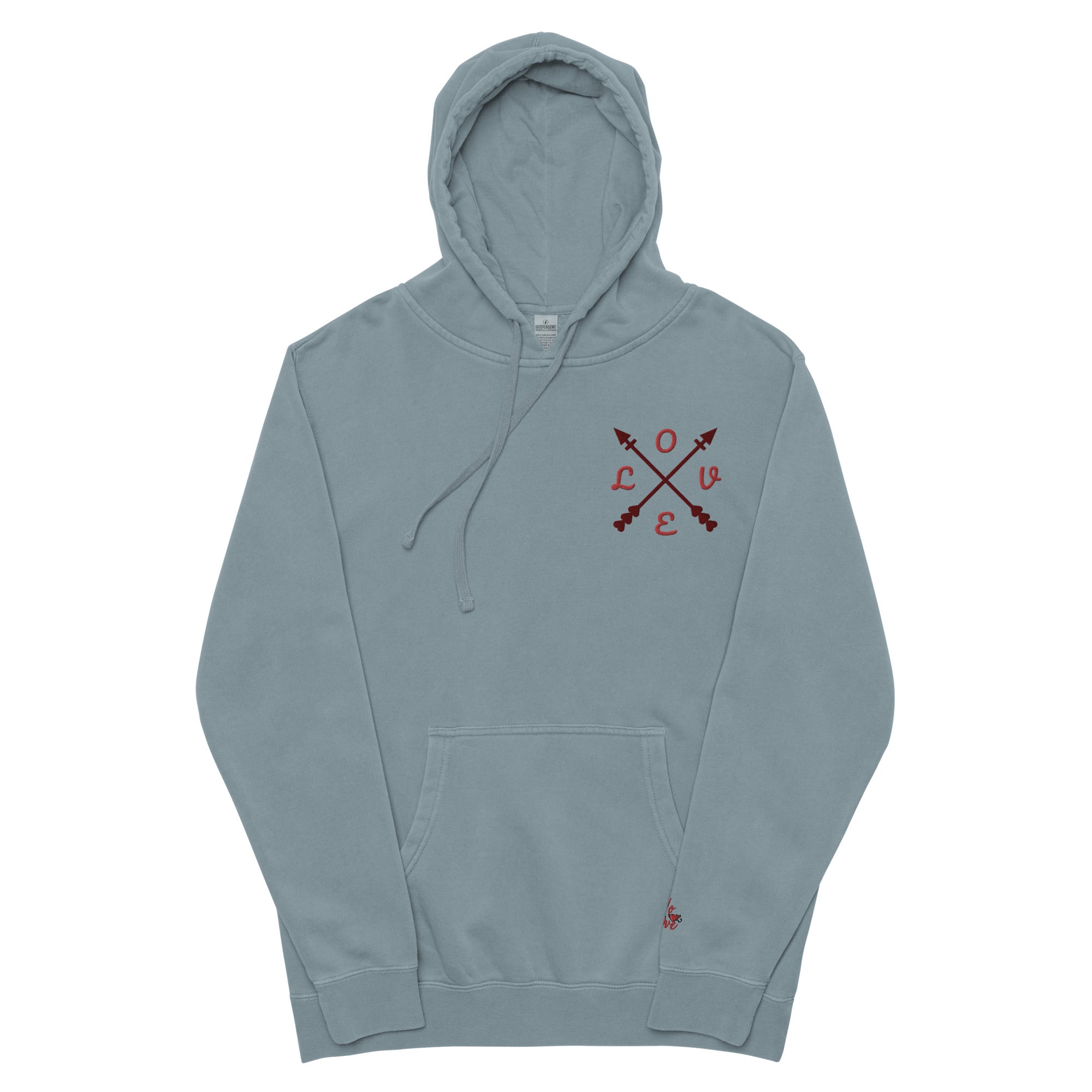 Unisex pigment-dyed hoodie