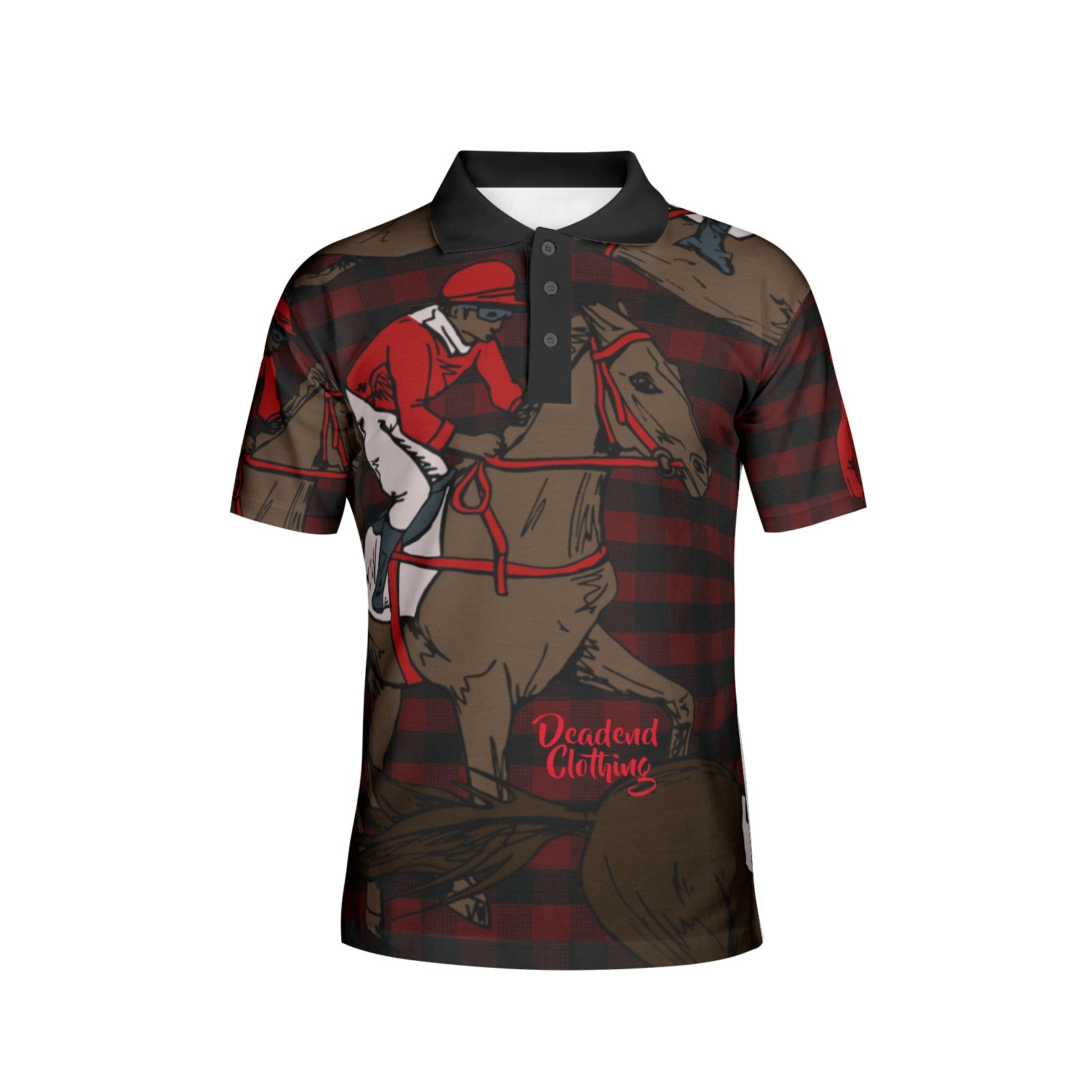 Men's All-Over Print Polo Shirts