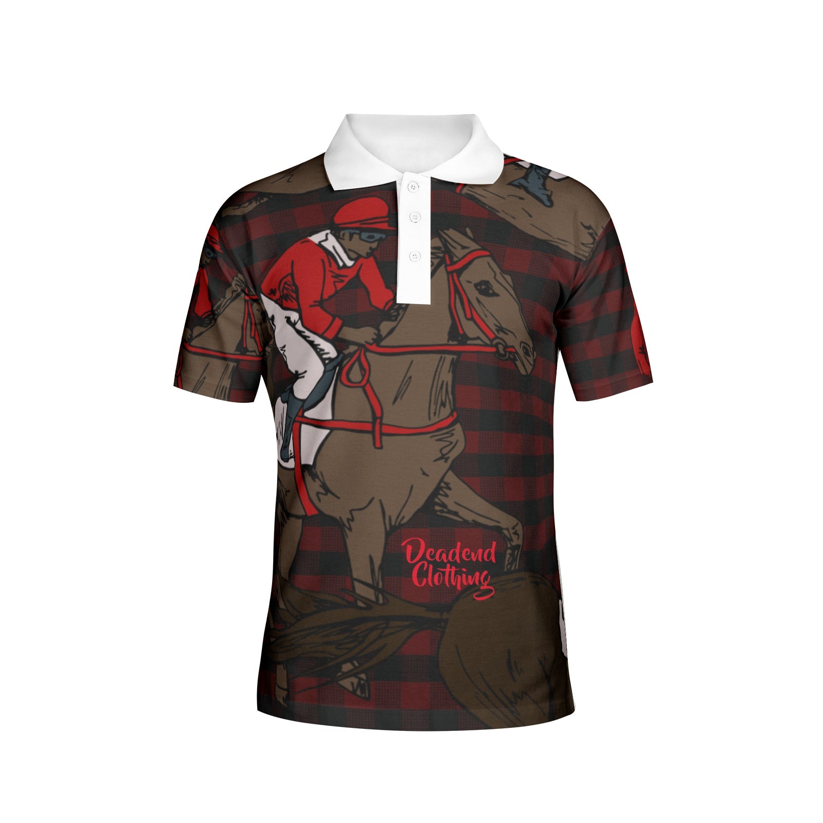 Men's All-Over Print Polo Shirts