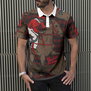 Men's All-Over Print Polo Shirts