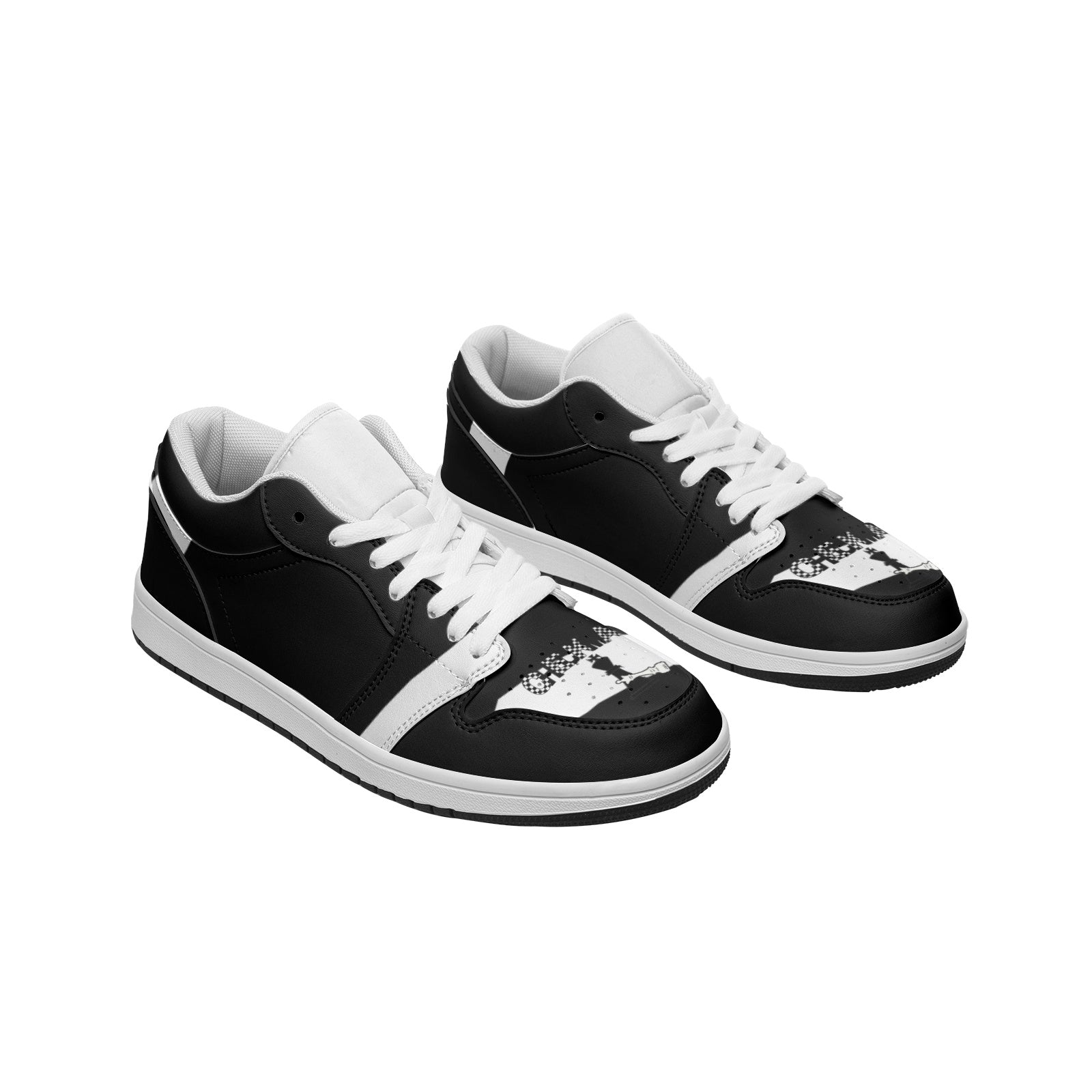 Unisex Low Top Leather Sneakers