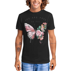 Unisex Short Sleeve Crew Neck Cotton Jersey T-Shirt