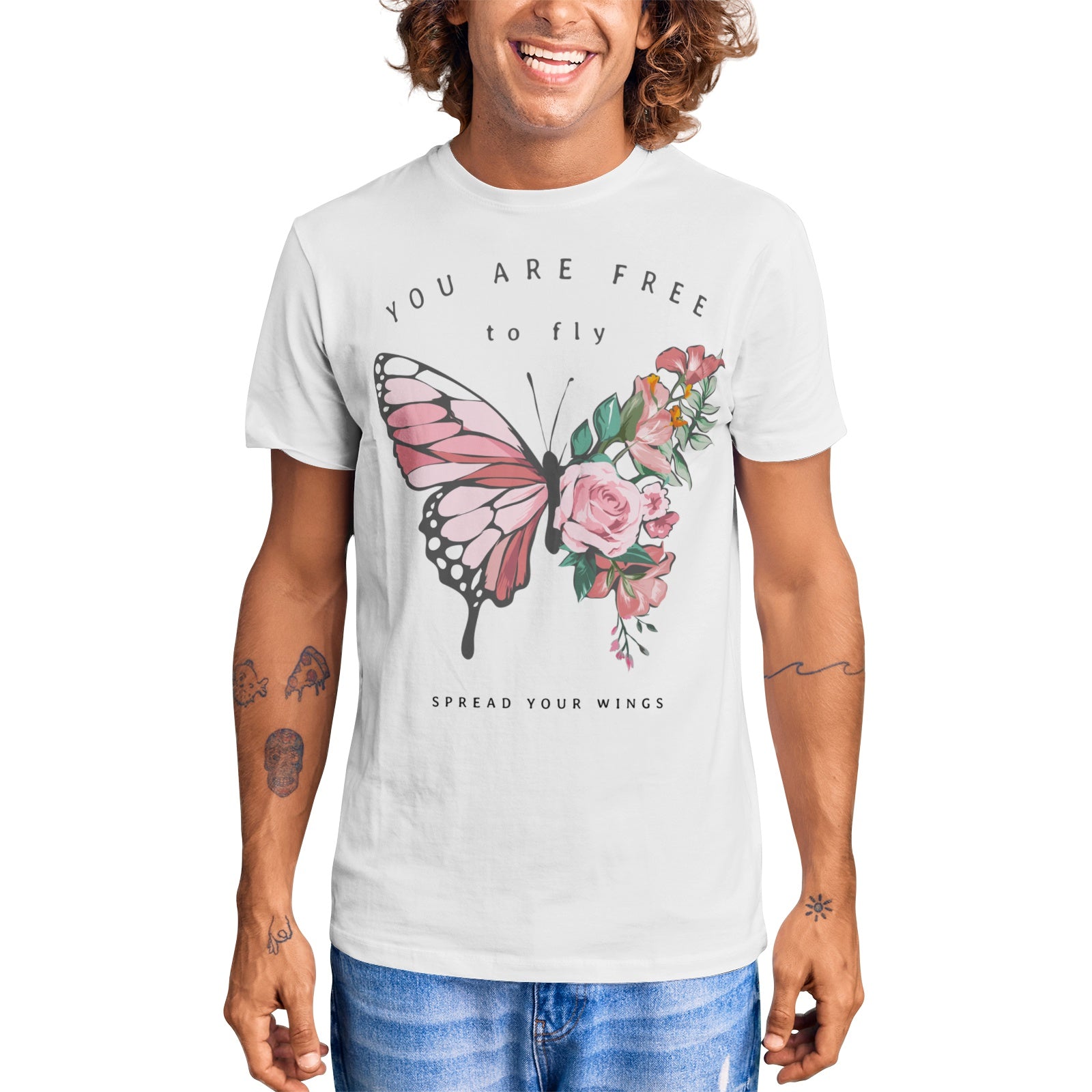 Unisex Short Sleeve Crew Neck Cotton Jersey T-Shirt
