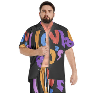 Men's All-Over-Print Hawiian Shirt Sets
