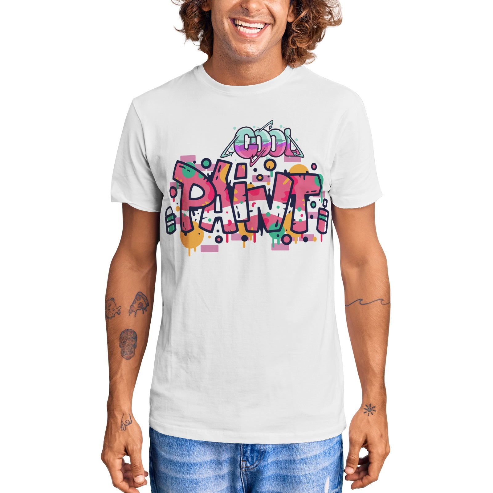Unisex Short Sleeve Crew Neck Cotton Jersey T-Shirt