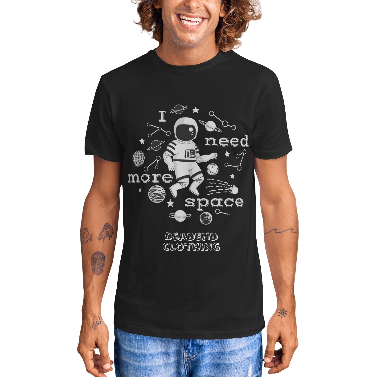 Unisex Short Sleeve Crew Neck Cotton Jersey T-Shirt