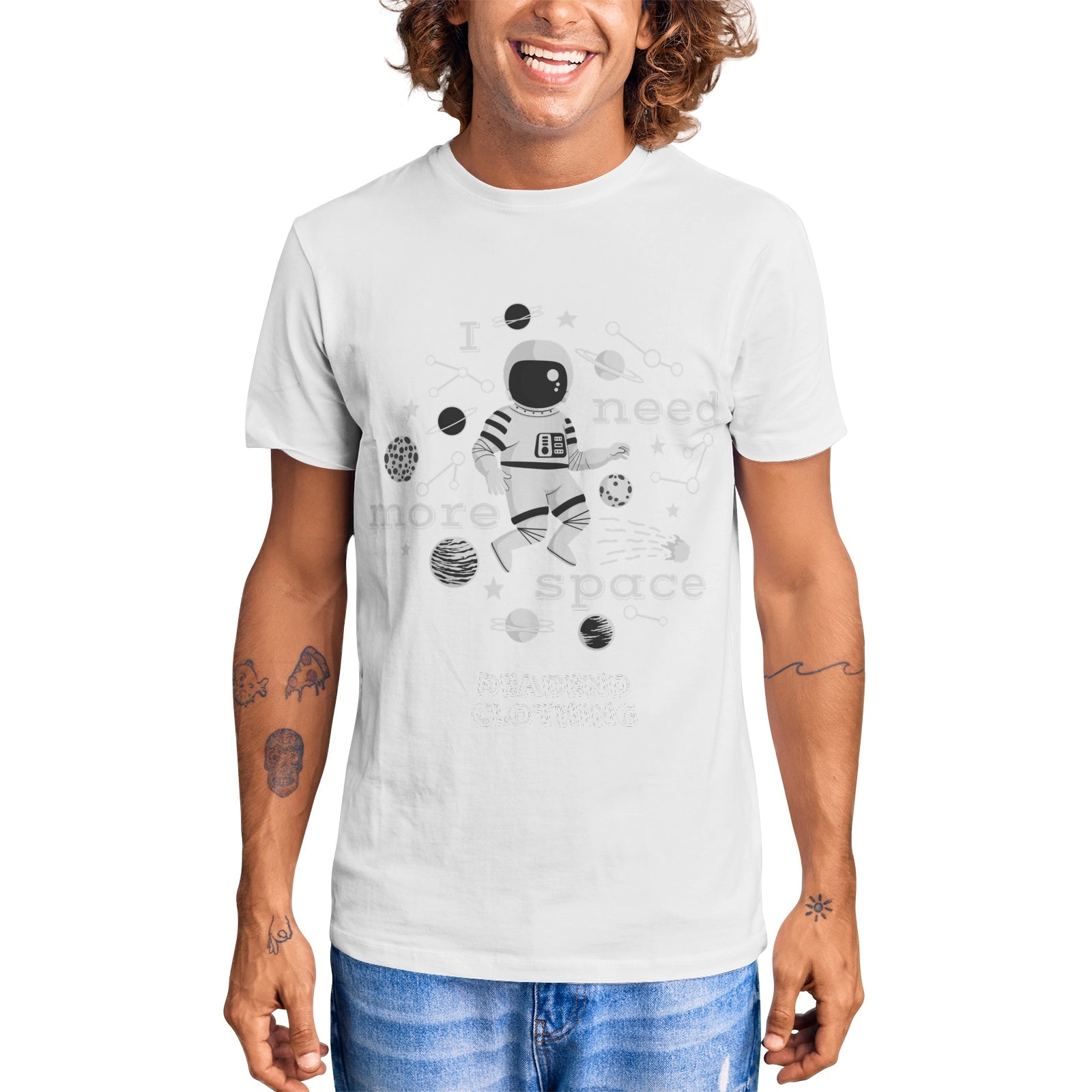 Unisex Short Sleeve Crew Neck Cotton Jersey T-Shirt