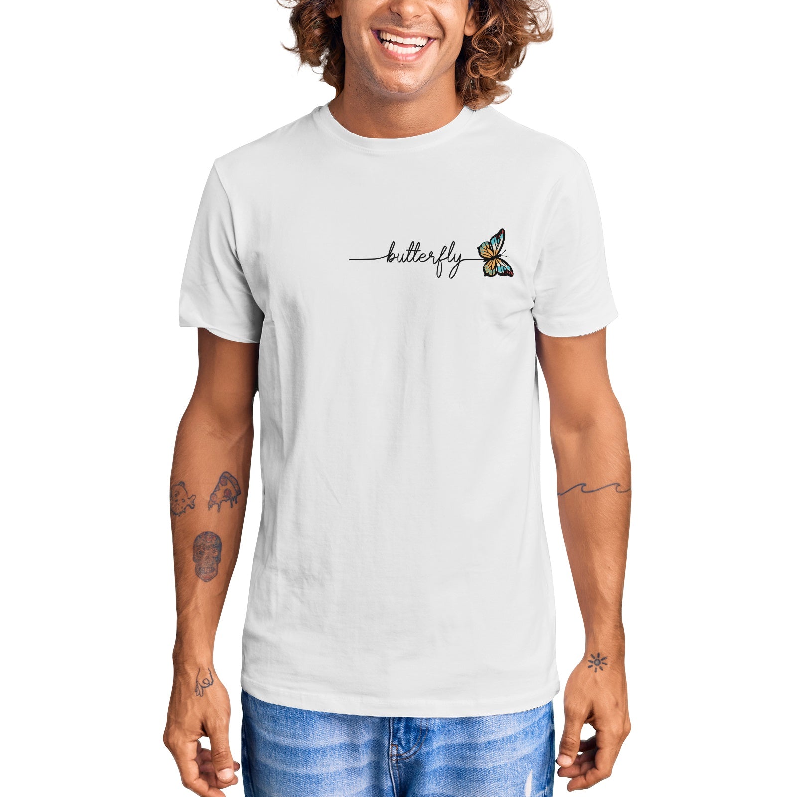 Unisex Short Sleeve Crew Neck Cotton Jersey T-Shirt