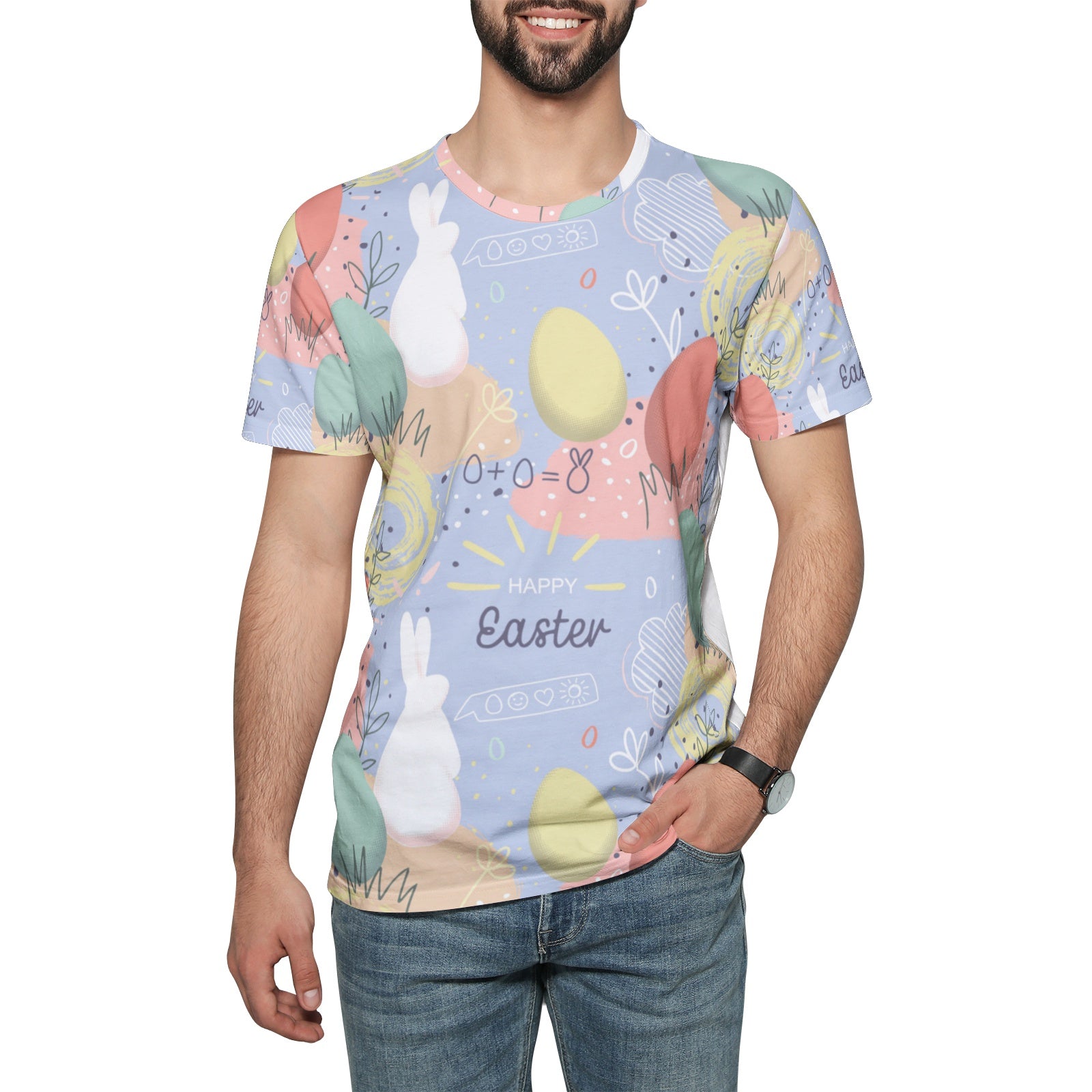 Unisex All-Over Print Cotton T-shirts