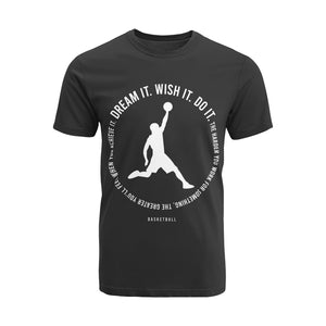 Unisex Short Sleeve Crew Neck Cotton Jersey T-Shirt