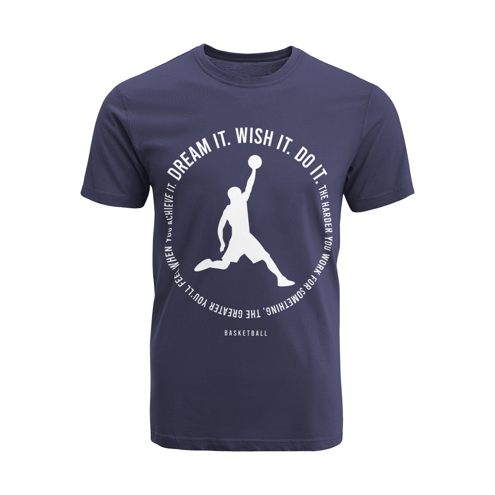 Unisex Short Sleeve Crew Neck Cotton Jersey T-Shirt