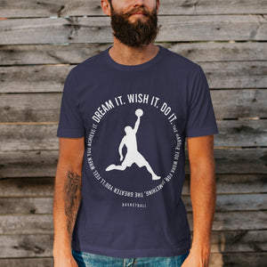 Unisex Short Sleeve Crew Neck Cotton Jersey T-Shirt