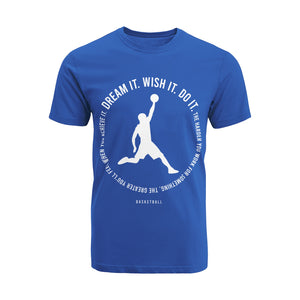Unisex Short Sleeve Crew Neck Cotton Jersey T-Shirt