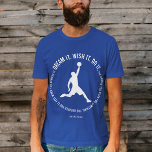 Unisex Short Sleeve Crew Neck Cotton Jersey T-Shirt