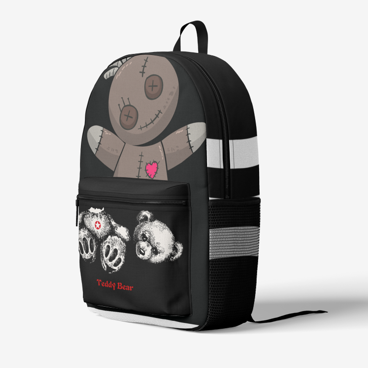 Retro Colorful Print Trendy Backpack