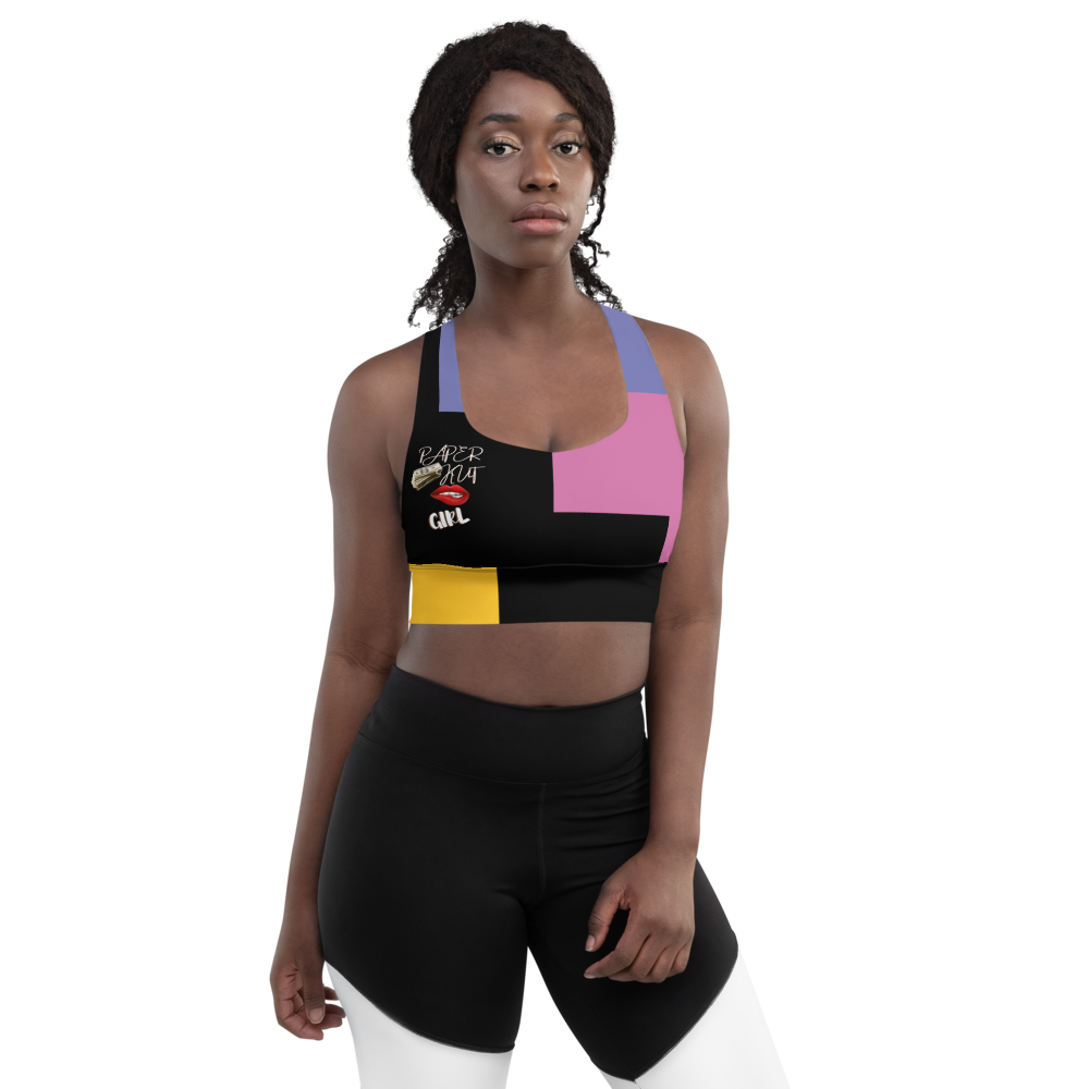 Longline sports bra