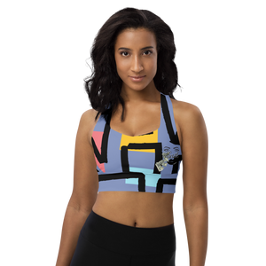 Longline sports bra
