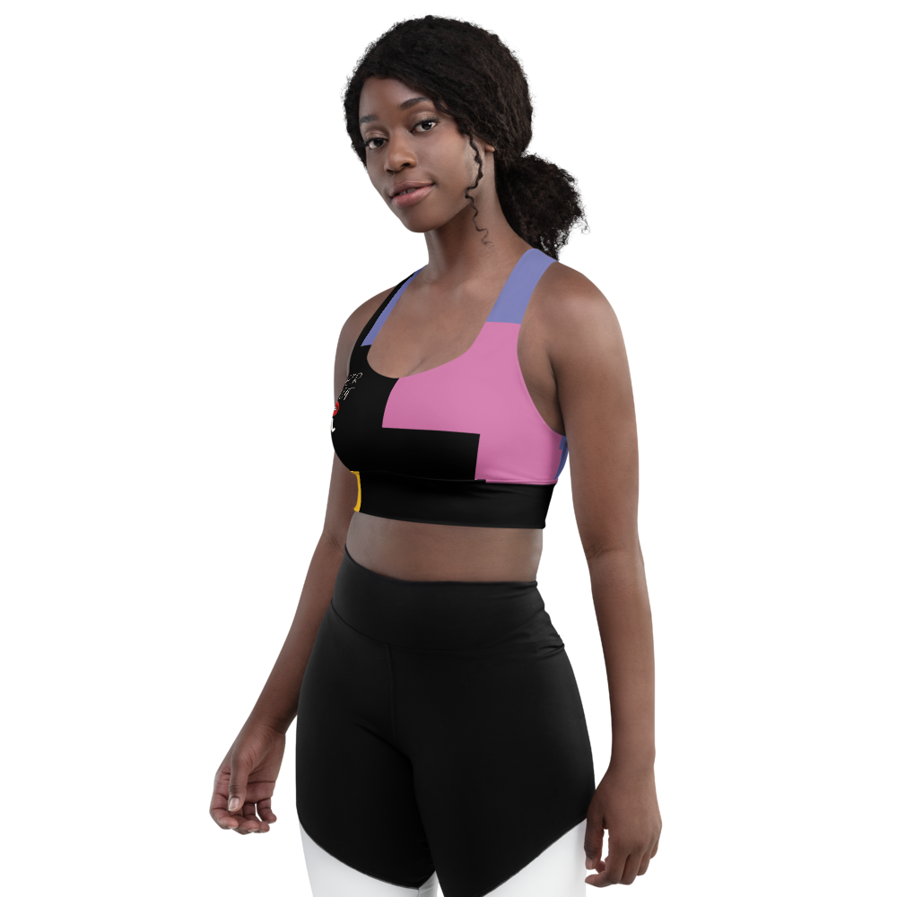 Longline sports bra