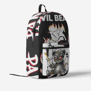Retro Colorful Print Trendy Backpack