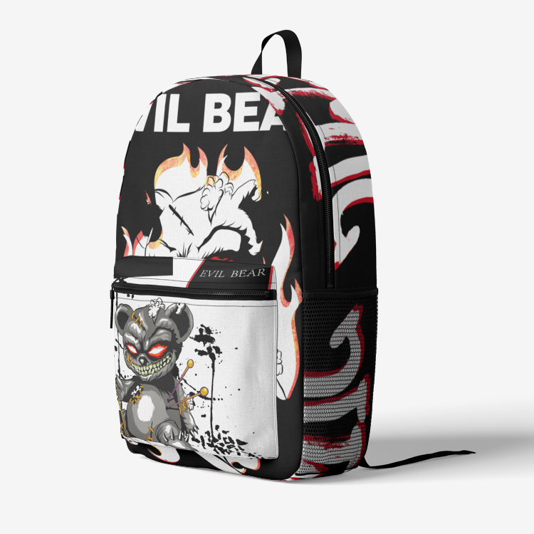 Retro Colorful Print Trendy Backpack