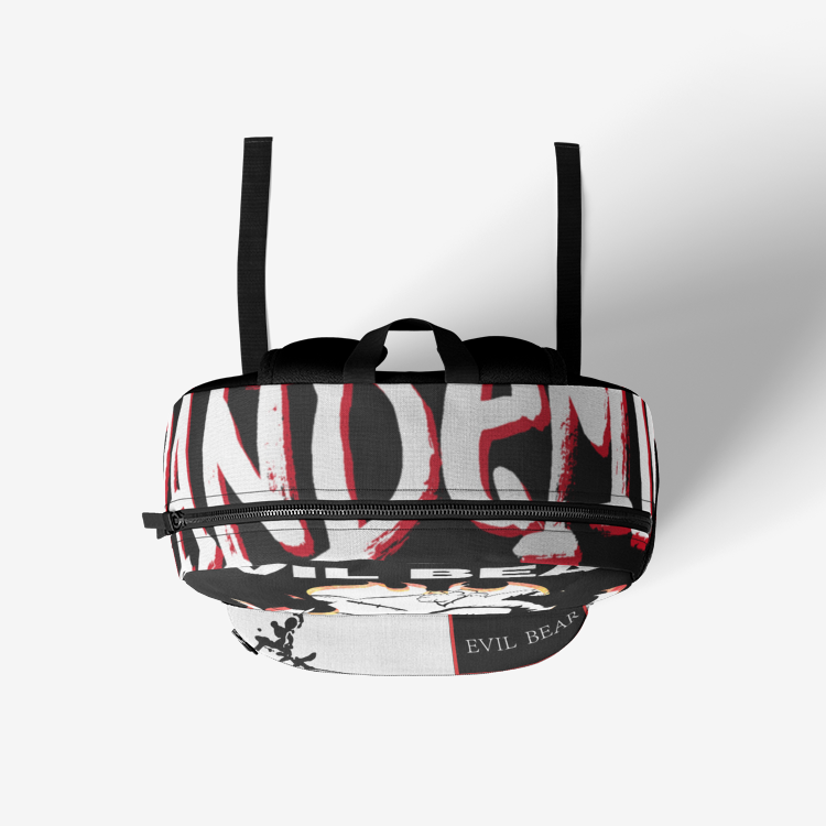 Retro Colorful Print Trendy Backpack