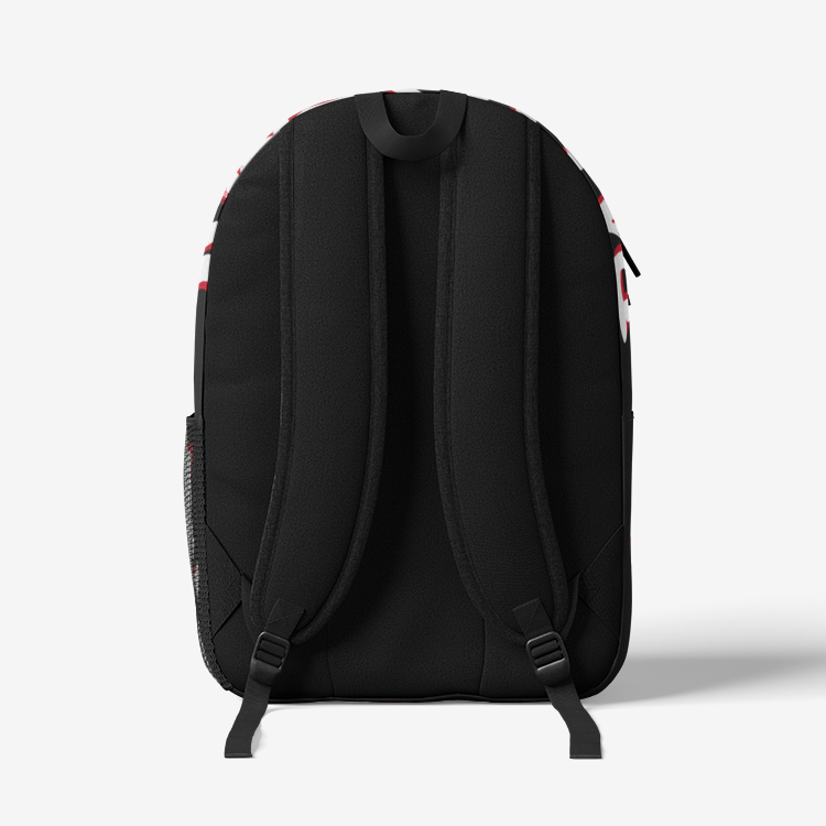Retro Colorful Print Trendy Backpack