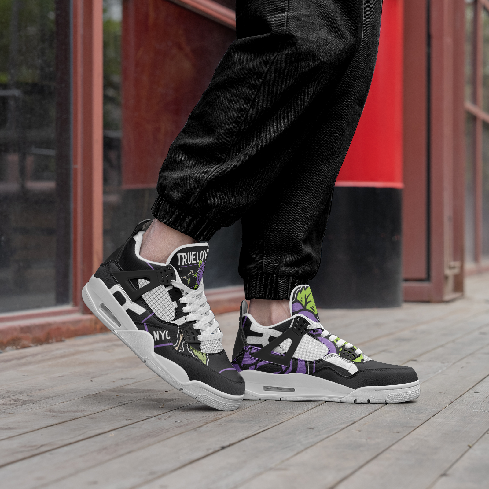 Unisex Non Slip Lace Up Breathable Fashion Sneakers