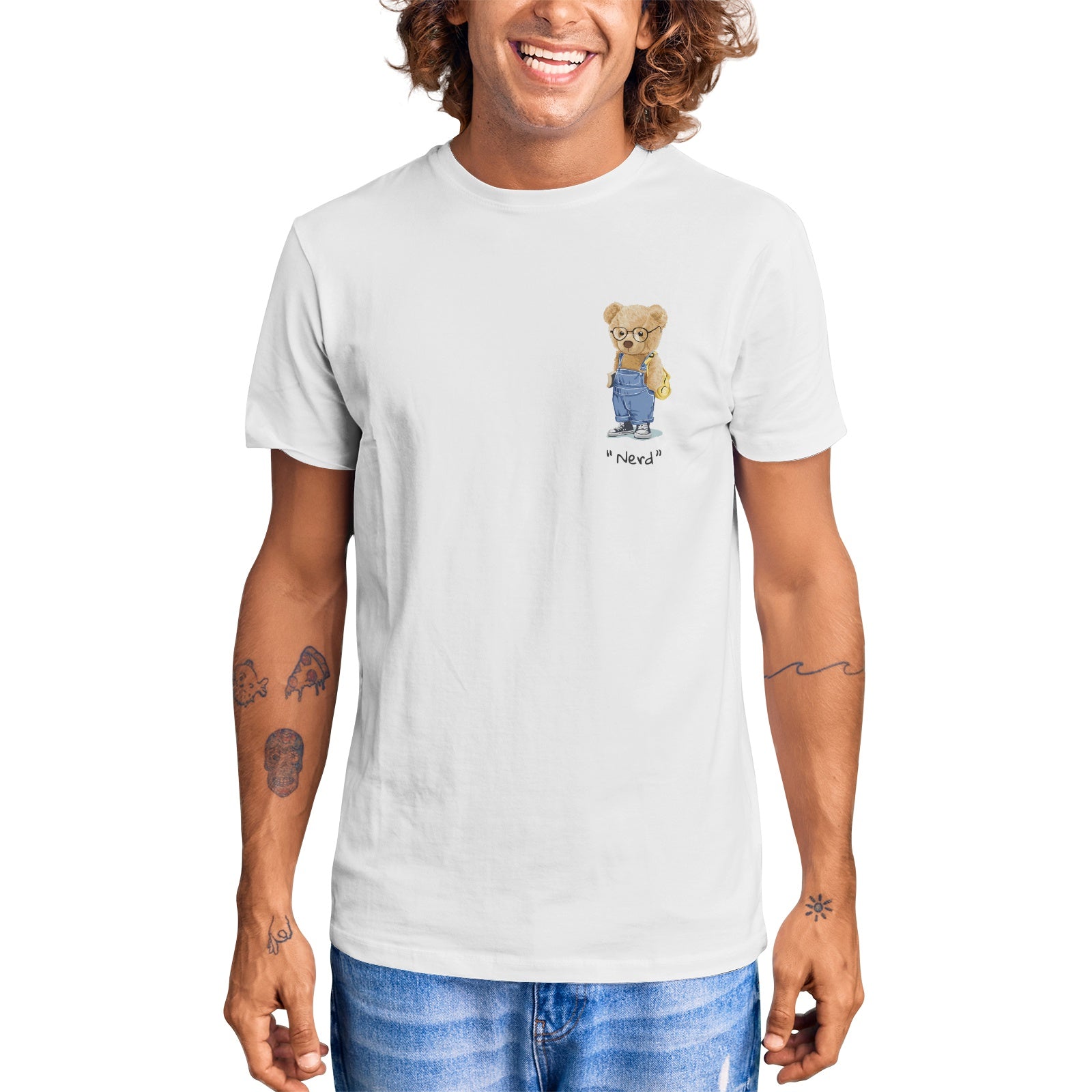 Unisex Short Sleeve Crew Neck Cotton Jersey T-Shirt