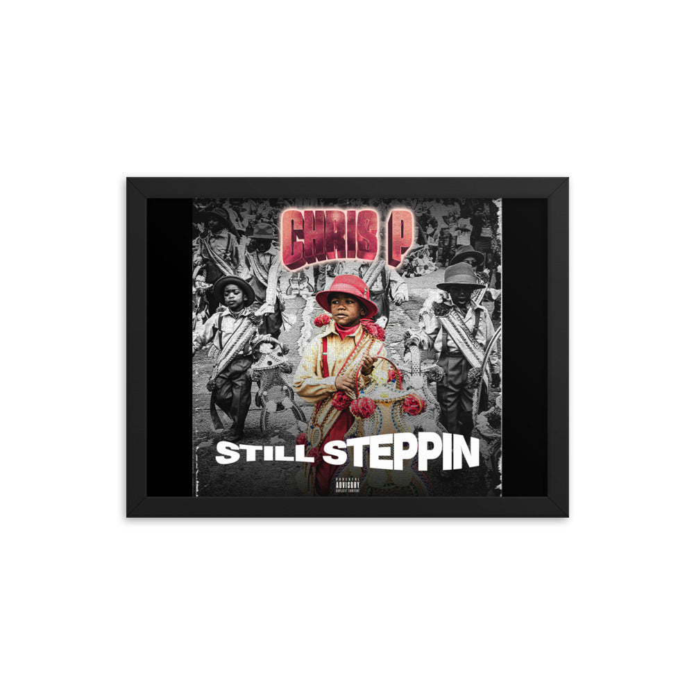 Framed poster