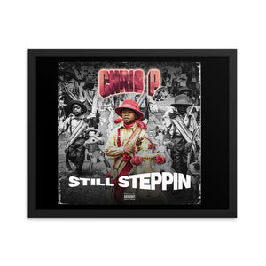 Framed poster