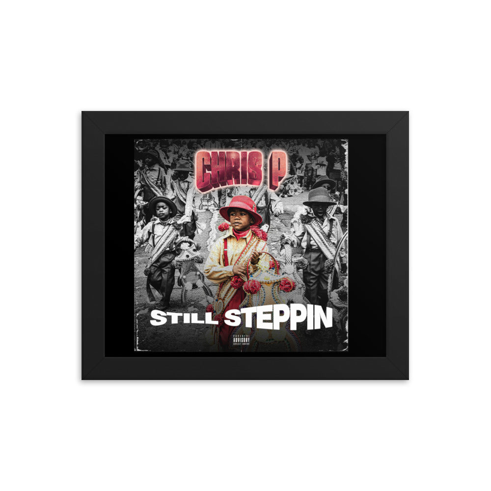 Framed poster