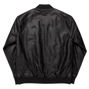 Leather Bomber Jacket