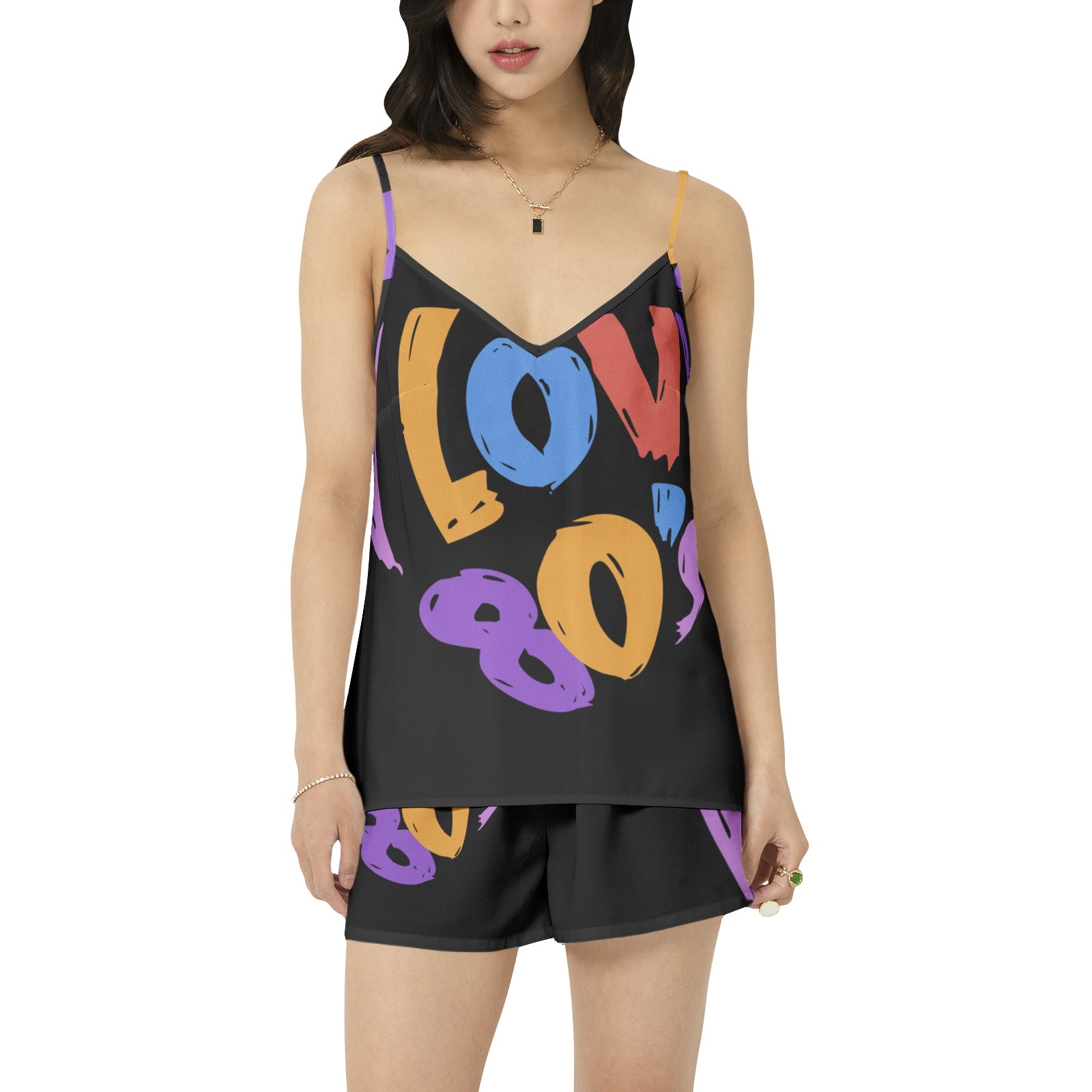 Cami Top and Short Pajama Set